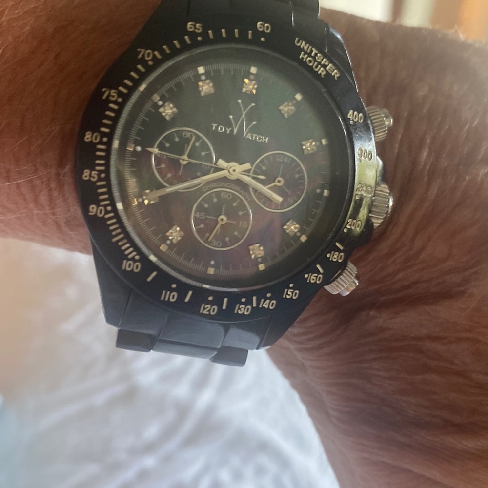 Ladies ToyWatch Black Plastaramic